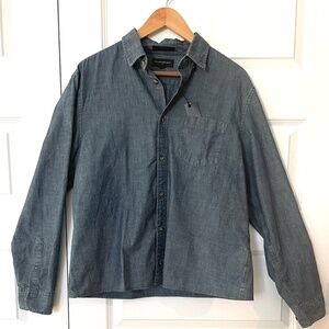 Banana Republic Men Untucked Slim Fit Denim Shirt